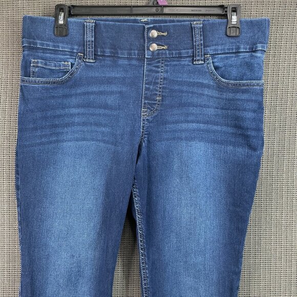 Lee Riders Womens Size 14M Blue Mid-Rise Slim Fit Denim Jeans - Picture 9 of 9
